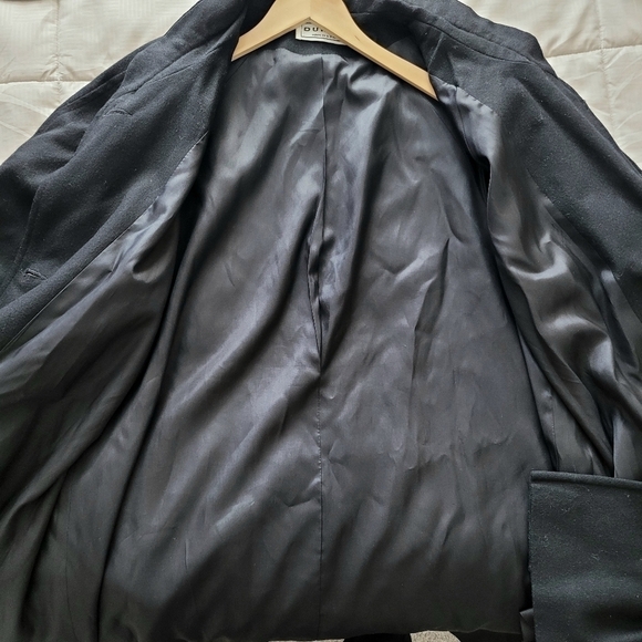 Vintage Women’s Black Wool Long Coat - Picture 5 of 14